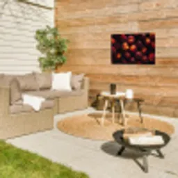 Fruit - Close up - Nectarines Tuinposter op houten frame 2 cm dik klein -sfeer2