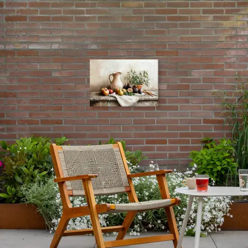 Fruit - Kruiden - Landelijk Tuinposter op houten frame 2 cm dik klein -sfeer3