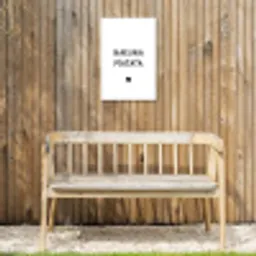 Hakuna matata - Quotes - Spreuken Tuinposter op houten frame 2 cm dik klein -sfeer4