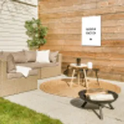 Hakuna matata - Quotes - Spreuken Tuinposter op houten frame 2 cm dik klein -sfeer2