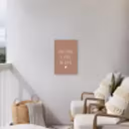 Van jou wil ik er nog wel eentje - Spreuken - Quotes Tuinposter op houten frame 2 cm dik klein -sfeer1