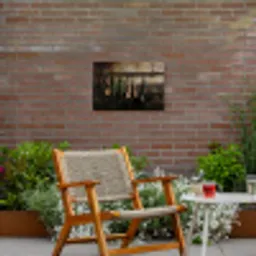 Keukengerei - Rustiek - Tegels - Kruiden Tuinposter op houten frame 2 cm dik klein -sfeer3