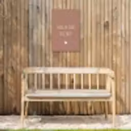 Mag ik dan bij jou - Quotes - Spreuken - Claudia de Breij Tuinposter op houten frame 2 cm dik klein -sfeer4