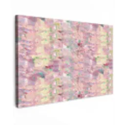 Multi - Zacht - Verf Tuinposter op houten frame 2 cm dik klein 845 -3d
