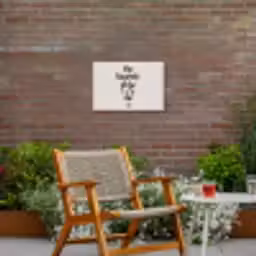 Mijn favoriete plekje is in de zon - Zomer - Tekst - Quotes Tuinposter op houten frame 2 cm dik klein -sfeer3