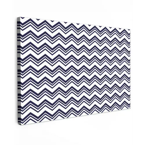 Oceaan - Golven - Blauw - Wit Tuinposter op houten frame 2 cm dik klein 845 -3d