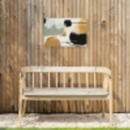 Paint - Abstract - Kleuren Tuinposter op houten frame 2 cm dik klein -sfeer4