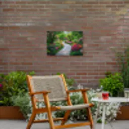Park - Bloemen - Tuin Tuinposter op houten frame 2 cm dik klein -sfeer3