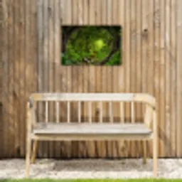 Pad door het Regenwoud Tuinposter op houten frame 2 cm dik klein -sfeer4