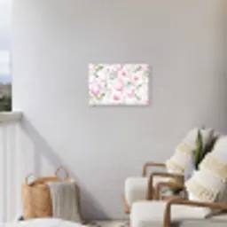 Patroon - Eieren - Roze - Pasen Tuinposter op houten frame 2 cm dik klein -sfeer1
