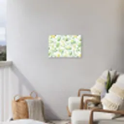 Patroon - Groen - Eieren Tuinposter op houten frame 2 cm dik klein -sfeer1