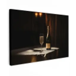 Prosecco - Bubbels - Sfeervol - Drank Tuinposter op houten frame 2 cm dik klein -3d