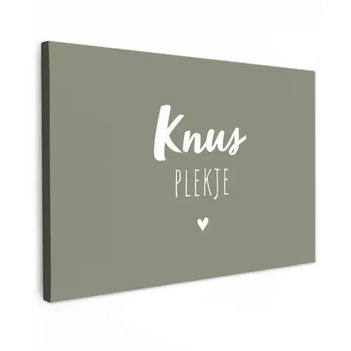 Spreuken - Knus plekje - Tekst - Zomer Tuinposter op houten frame 2 cm dik klein -3d