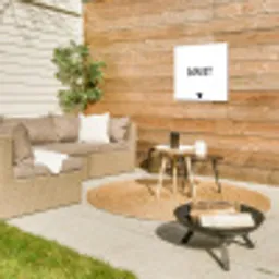 Spreuken - Geniet - Quotes Tuinposter op houten frame 2 cm dik klein -sfeer2
