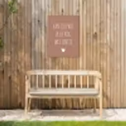 Spreuken - Van jou wil ik er nog wel eentje - Quotes Tuinposter op houten frame 2 cm dik klein -sfeer4