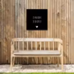 Spreuken - Zo moeder zo dochter - Dochter - Mama - Quotes Tuinposter op houten frame 2 cm dik klein -sfeer4