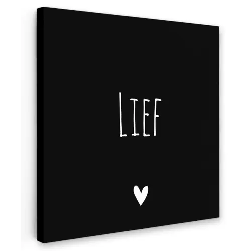 Spreuken - Lief - Quotes Tuinposter op houten frame 2 cm dik klein -3d
