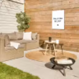 Spreuken - Mag ik dan bij jou - Quotes - Claudia de Breij Tuinposter op houten frame 2 cm dik klein -sfeer2