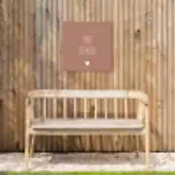 Spreuken - Ons stekkie - Quotes Tuinposter op houten frame 2 cm dik klein -sfeer4
