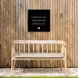 Quotes - En dan denk ik aan Brabant - Spreuken - Guus Meeuwis Tuinposter op houten frame 2 cm dik klein -sfeer4