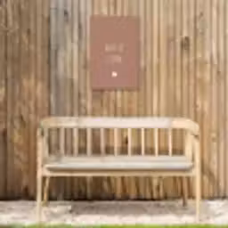 Quotes - Bløf - Alles is liefde - Spreuken Tuinposter op houten frame 2 cm dik klein -sfeer4