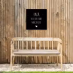 Quotes - Papa ik lijk steeds meer op jou - Stef Bos - Papa - Spreuken Tuinposter op houten frame 2 cm dik klein -sfeer4