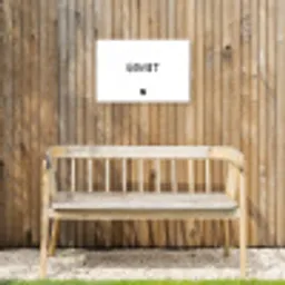 Quotes - Geniet - Spreuken Tuinposter op houten frame 2 cm dik klein -sfeer4
