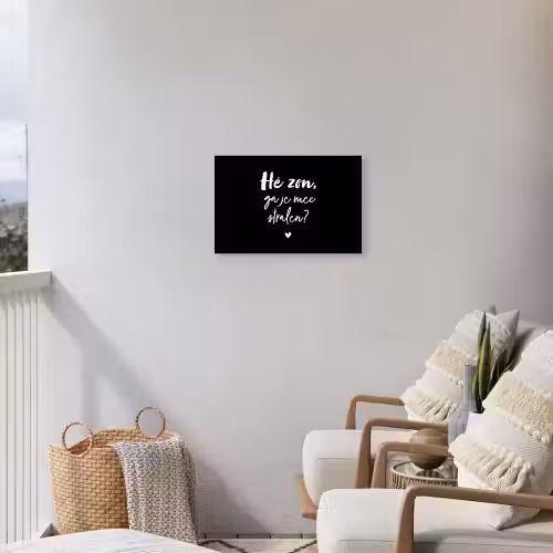 Quotes - Hé zon, ga je mee stralen? - Zomer - Tekst - Zon Tuinposter op houten frame 2 cm dik klein -sfeer1