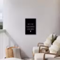 Quotes - Thuis is het plekje waar de liefde woont - Spreuken Tuinposter op houten frame 2 cm dik klein -sfeer1