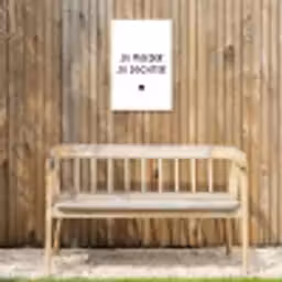 Quotes - Zo moeder zo dochter - Mama - Dochter - Spreuken Tuinposter op houten frame 2 cm dik klein -sfeer4