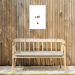 Quotes - Lief - Spreuken Tuinposter op houten frame 2 cm dik klein -sfeer4