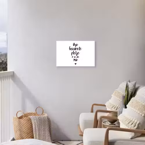 Quotes - Mijn favoriete plekje in in de zon - Zomer - Zon - Tekst Tuinposter op houten frame 2 cm dik klein -sfeer1