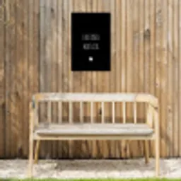 Quotes - Spreuken - Hakuna matata Tuinposter op houten frame 2 cm dik klein -sfeer4
