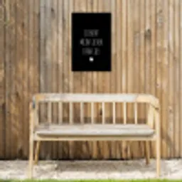 Quotes - Spreuken - Jij bent mij liever dan lief Tuinposter op houten frame 2 cm dik klein -sfeer4