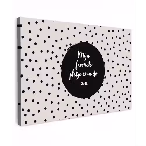 Quotes - Tekst - Tuin - Mijn favoriete plekje is in de zon - Zon Tuinposter op houten frame 2 cm dik klein -3d