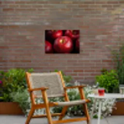 Rood - Appels - Fruit Tuinposter op houten frame 2 cm dik klein -sfeer3