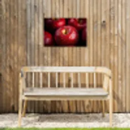Rood - Appels - Fruit Tuinposter op houten frame 2 cm dik klein -sfeer4
