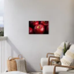 Rood - Appels - Fruit Tuinposter op houten frame 2 cm dik klein -sfeer1