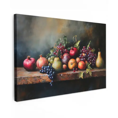 Rustiek - Stilleven - Fruit Tuinposter op houten frame 2 cm dik klein -3d