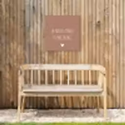 Spreuken - Ik heb de zomer in mijn bol - Quotes - André Hazes Tuinposter op houten frame 2 cm dik klein -sfeer4