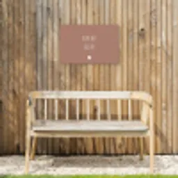 Pluk het geluk - Spreuken - Quotes Tuinposter op houten frame 2 cm dik klein -sfeer4