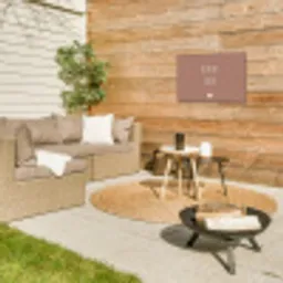 Pluk het geluk - Spreuken - Quotes Tuinposter op houten frame 2 cm dik klein -sfeer2
