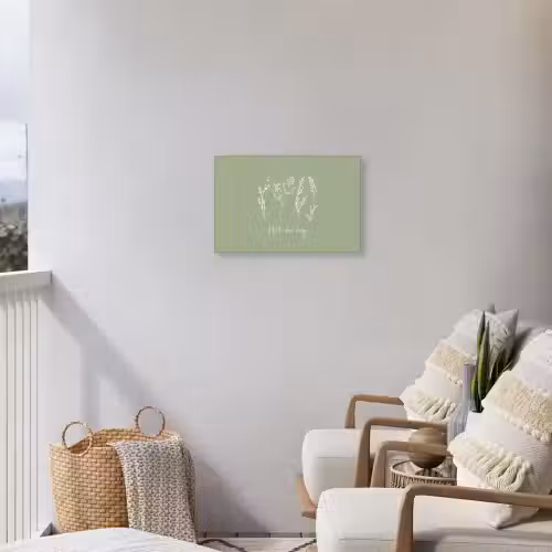 Pluk de Dag Tuinposter op houten frame 2 cm dik klein -sfeer1