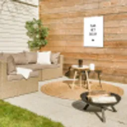 Pluk het geluk - Quotes - Spreuken Tuinposter op houten frame 2 cm dik klein -sfeer2