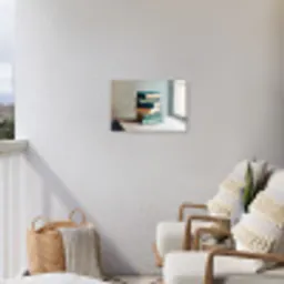 Stapel - Boeken - Groen - Daglicht Tuinposter op houten frame 2 cm dik klein -sfeer1