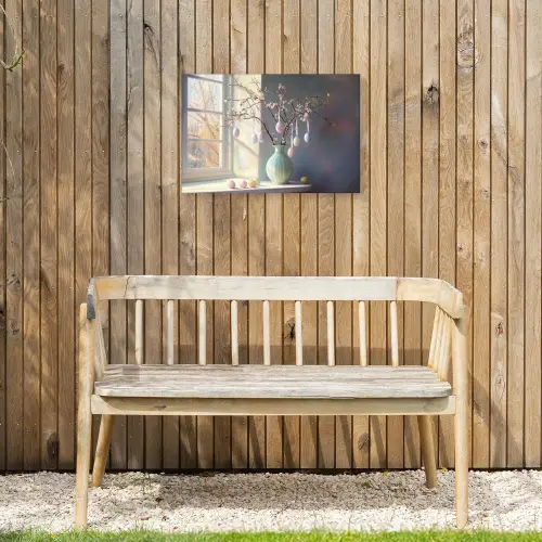Stilleven - Vaas - Paastak Tuinposter op houten frame 2 cm dik klein -sfeer4