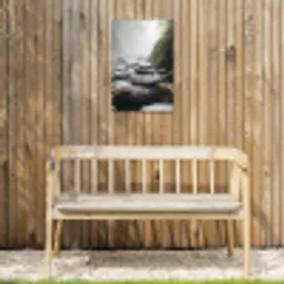 Stenen - Stapel - Natuur Tuinposter op houten frame 2 cm dik klein -sfeer4