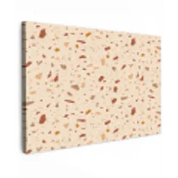 Terrazzo -  Patroon - Kleurrijk - Steen Tuinposter op houten frame 2 cm dik klein 845 -3d