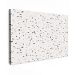 Terrazzo -  Patroon  -  Créme Tuinposter op houten frame 2 cm dik klein 845 -3d