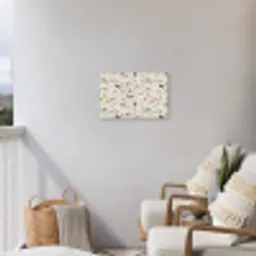 Terrazzo -  Patroon - Neutraal - Zacht - Multi Tuinposter op houten frame 2 cm dik klein 845 -sfeer1